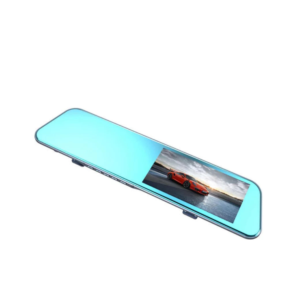 Driving recorder dual recording 5 inch  1080P night vision rear view car video recorder  full touch screen