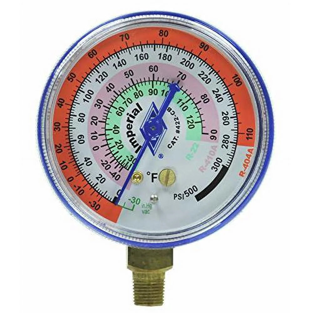 Tool 422- Replacement Gauge,Low Side, Blue
