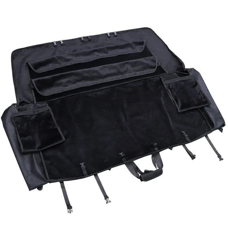 2021-2023 For Bronco 4 Door Soft Top Window Storage Bag Organizer Portable Black
