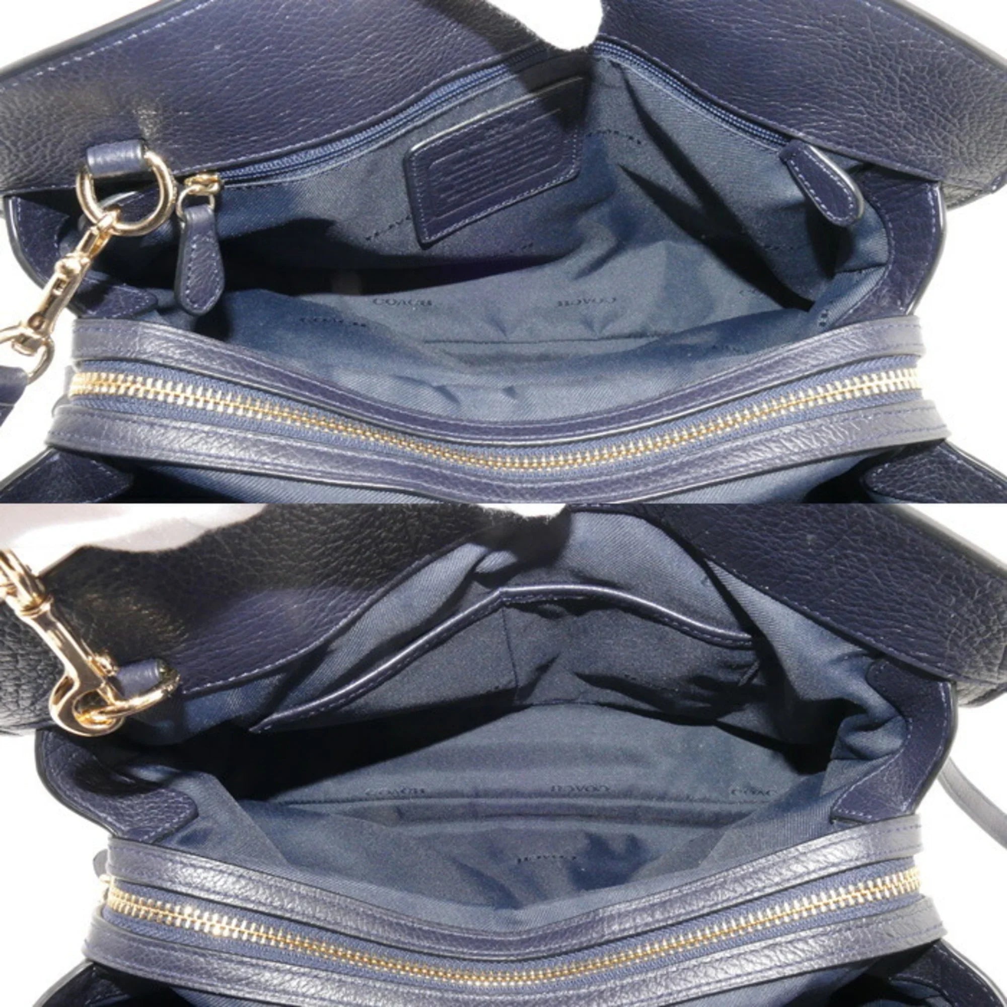 Pre-Owned  Mercer Satchel 30 2Way Shoulder Bag Navy 37575 Women's (Good)