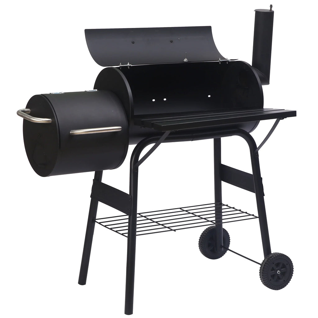 Vebreda Outdoor  Grill Charcoal Barbecue Pit Backyard Meat Cooker Smoker