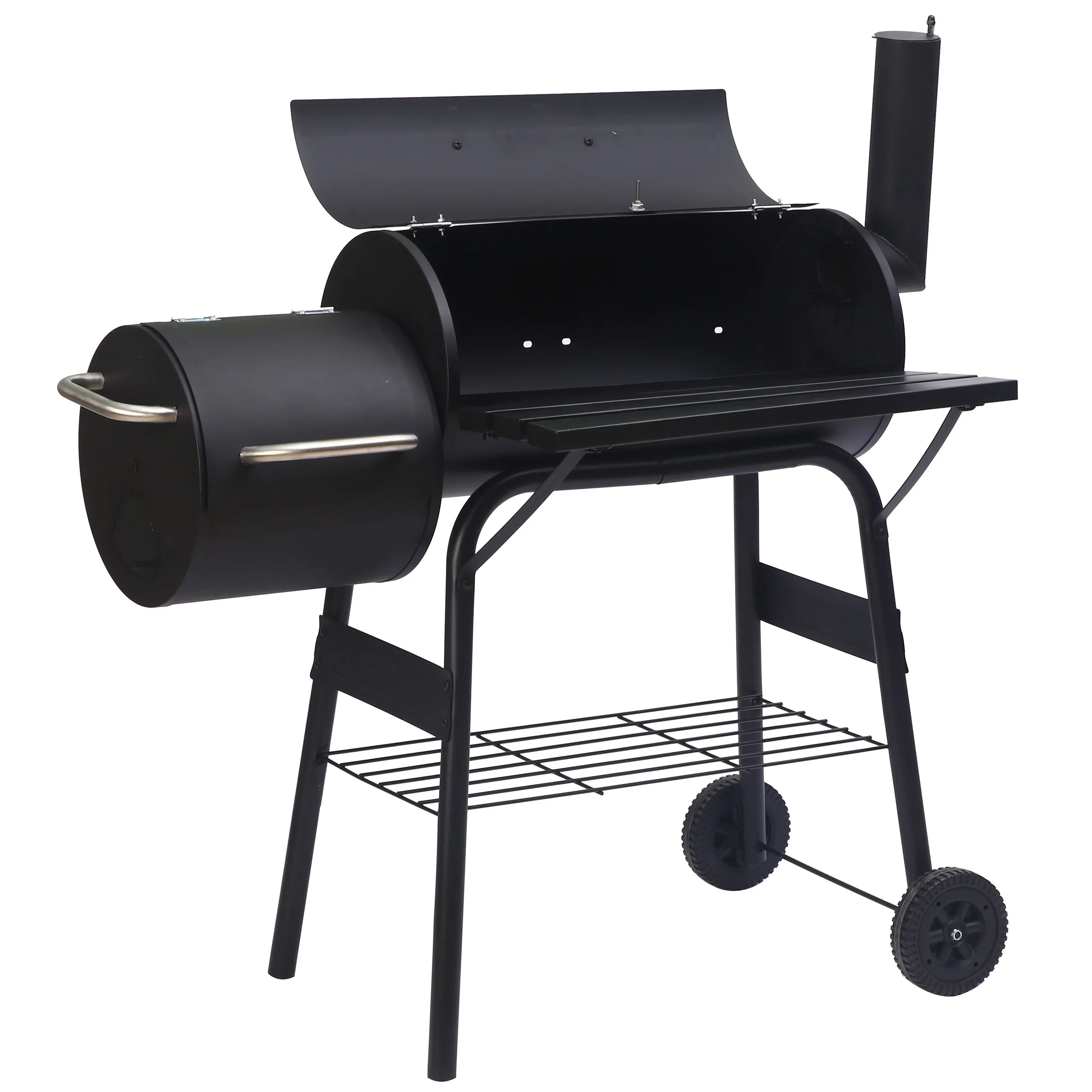 Vebreda Outdoor  Grill Charcoal Barbecue Pit Backyard Meat Cooker Smoker