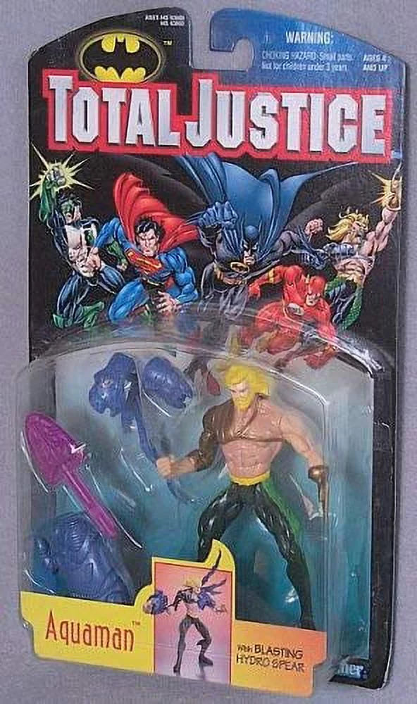 Comics Total Justice Aquaman Action Figure [with Blasting Hydro Spear]