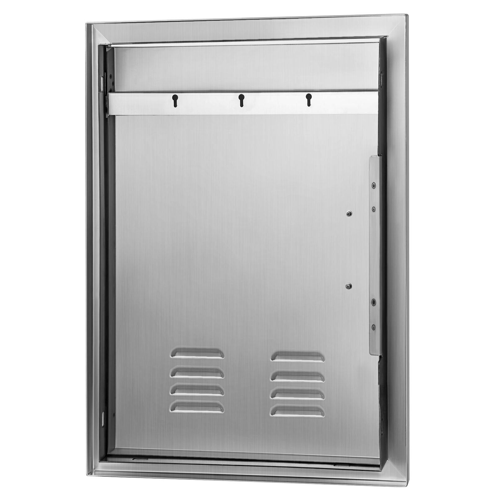Access Door 17x24 inch Stainless Steel Single Vertical Island Door with Vents for Storage