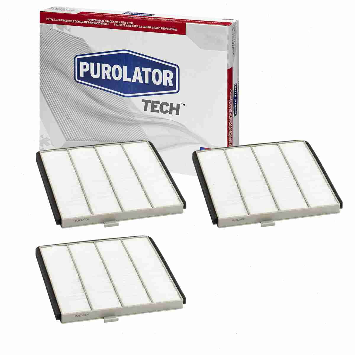 3 pc Purolator   Cabin Air Filters for 224897 24897 453-1006 4897 61624897 89897 94897  -5228