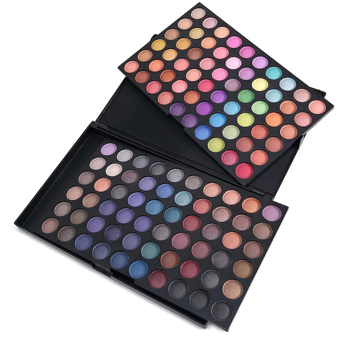 Joyeee 120 Naked Eyeshadow Palette, Highly Pigmented Warm Color Makeup Palettes Sweatproof Matte Pearl Shimmer Eye Shadow for Eye Makeup, Pink Purple Smokey Black Eyeshadow Makeup Pallet #3