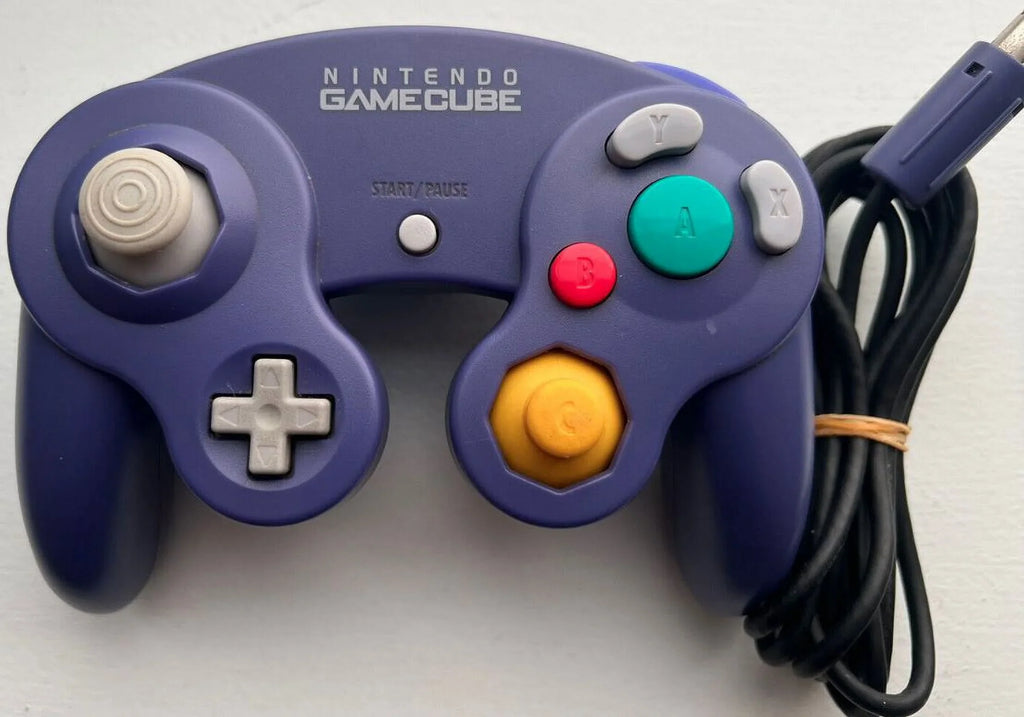 Official Nintendo GameCube Controller, Indigo Clear, Excellent Condition, Tight Original Sticks