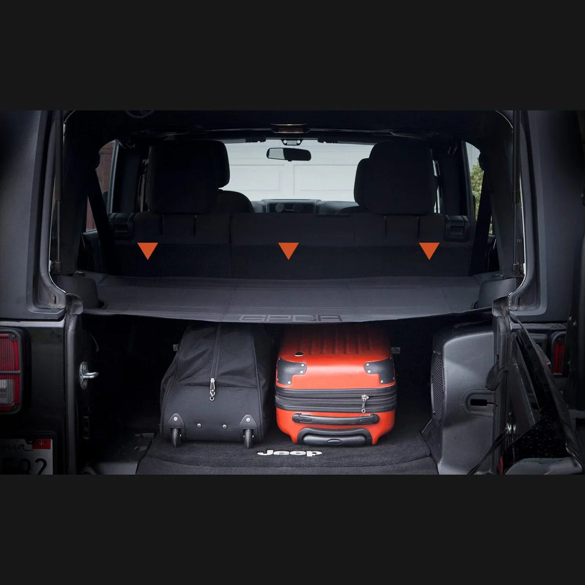 Jeep Wrangler  4DR Cargo Cover