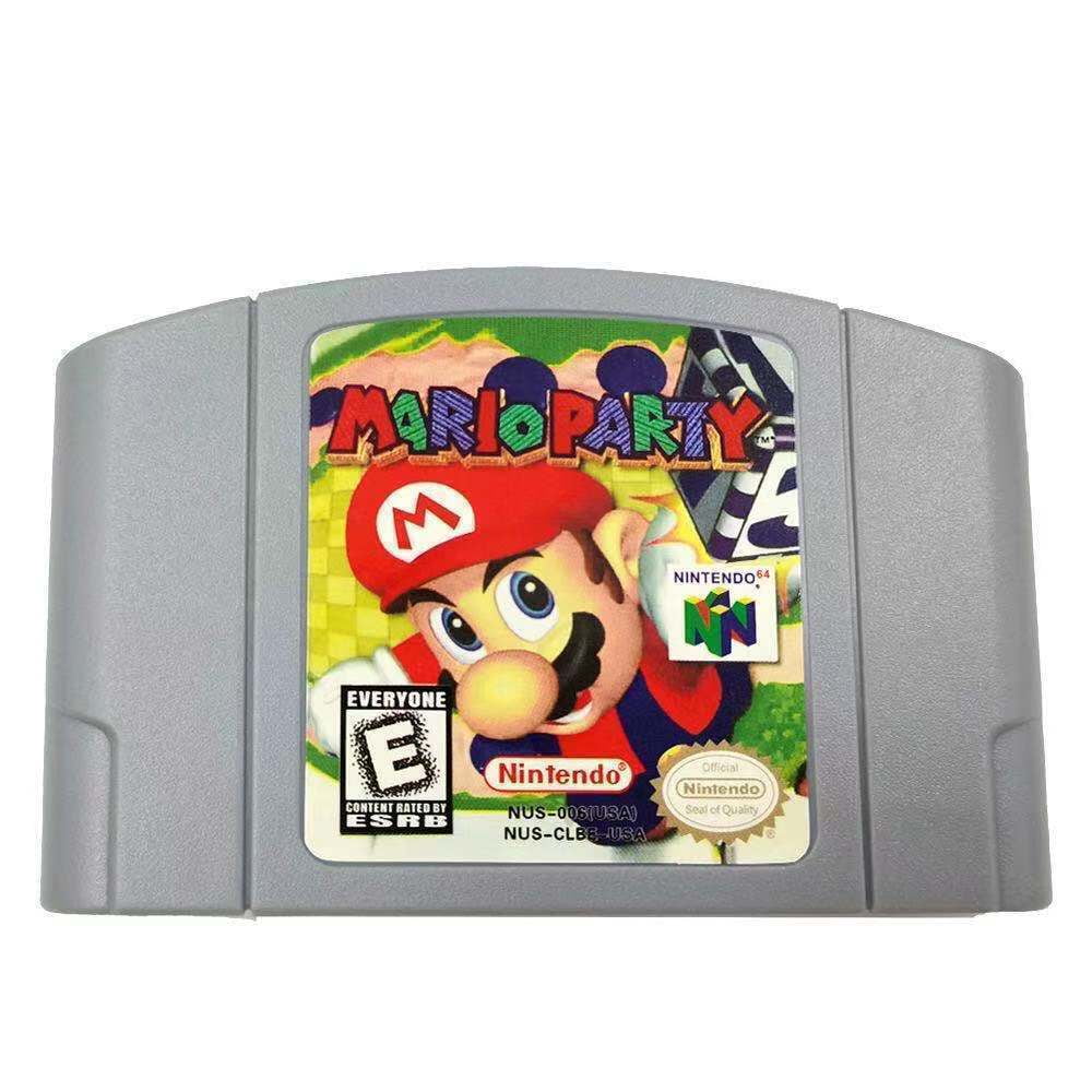 Super Mario 64 Party  Video Game Cartridge Console Card For Nintendo