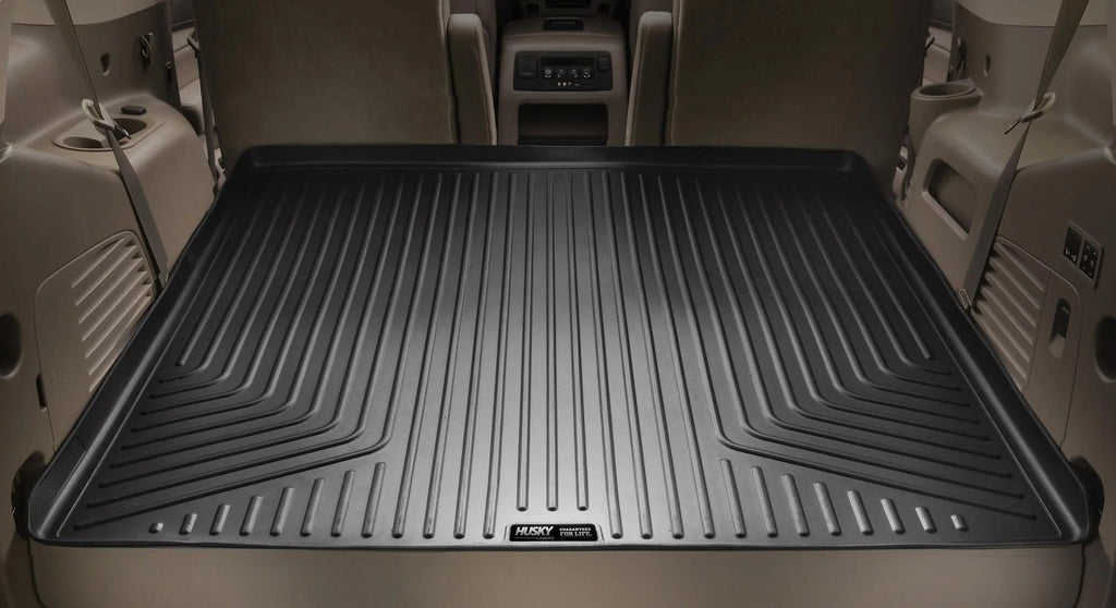 Husky by RealTruck Cargo Liner Behind 3rd Seat Compatible with 15-19 Escalade /Suburban Compatible with select: 2015-2020 Chevrolet Suburban, 2015-2020  Yukon