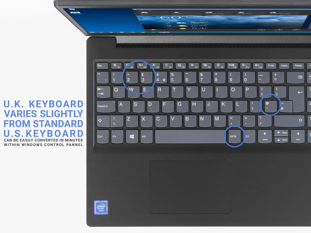 Lenovo IdeaPad 330 Notebook, 15.6"  Display, Intel Celeron  Upto 2.6GHz, 8GB , 128GB ,  Keyboard, , , Card Reader, Wi-Fi, Bluetooth, Windows 10 Pro