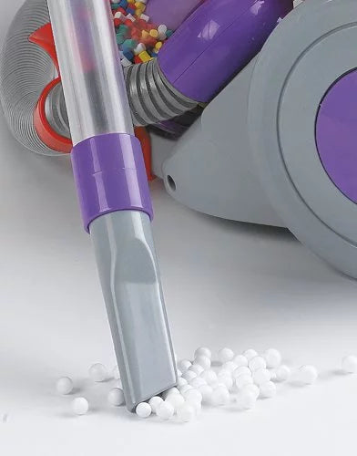 Casdon Dyson  Vacuum Cleaner, Toy Dyson  Vacuum Cleaner For Children Aged 3+, Features Working Suction, Just Like The Real Thing,Grey/Purple/Red
