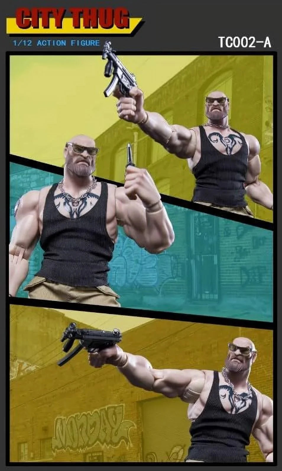Takethat x  Crazy Figure  1/12 scale City Thug 6 inch male action figure
