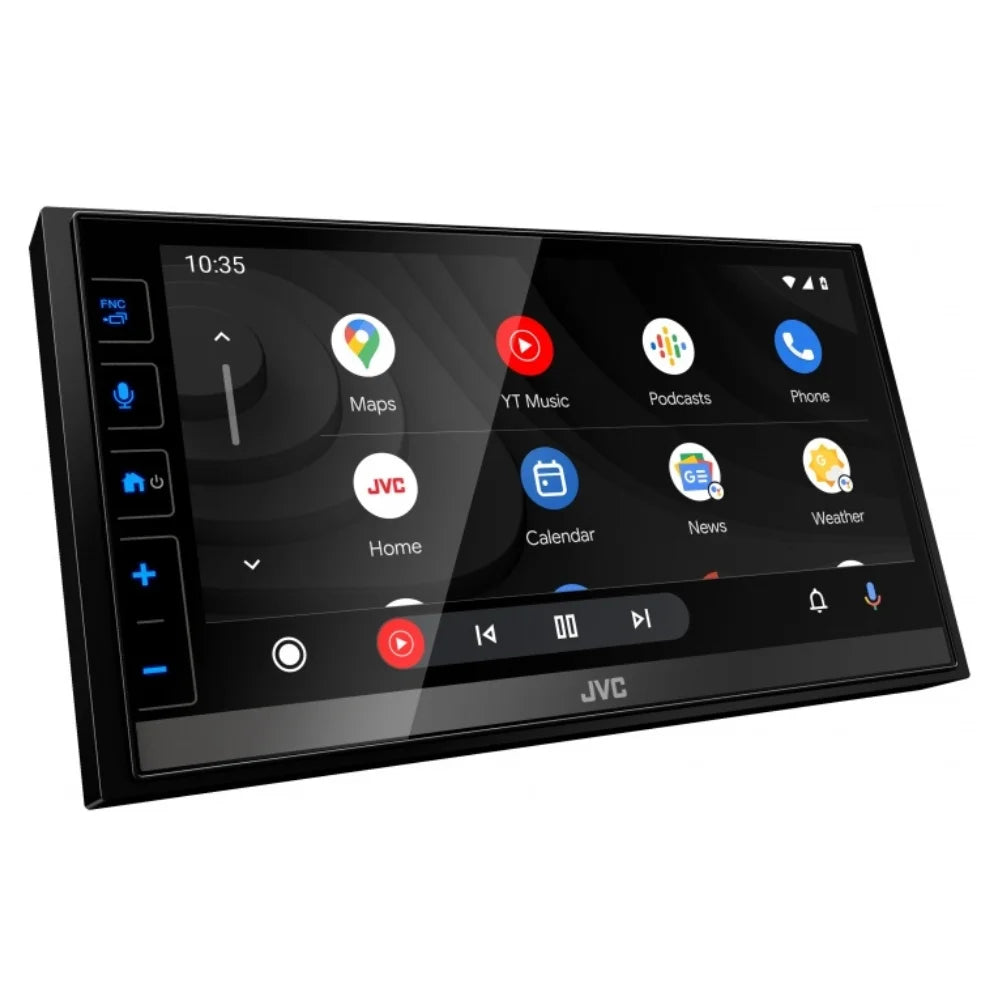New  - 6.8" Shallow-Chassis Multimedia Receiver w/ Backup Bullet Camera