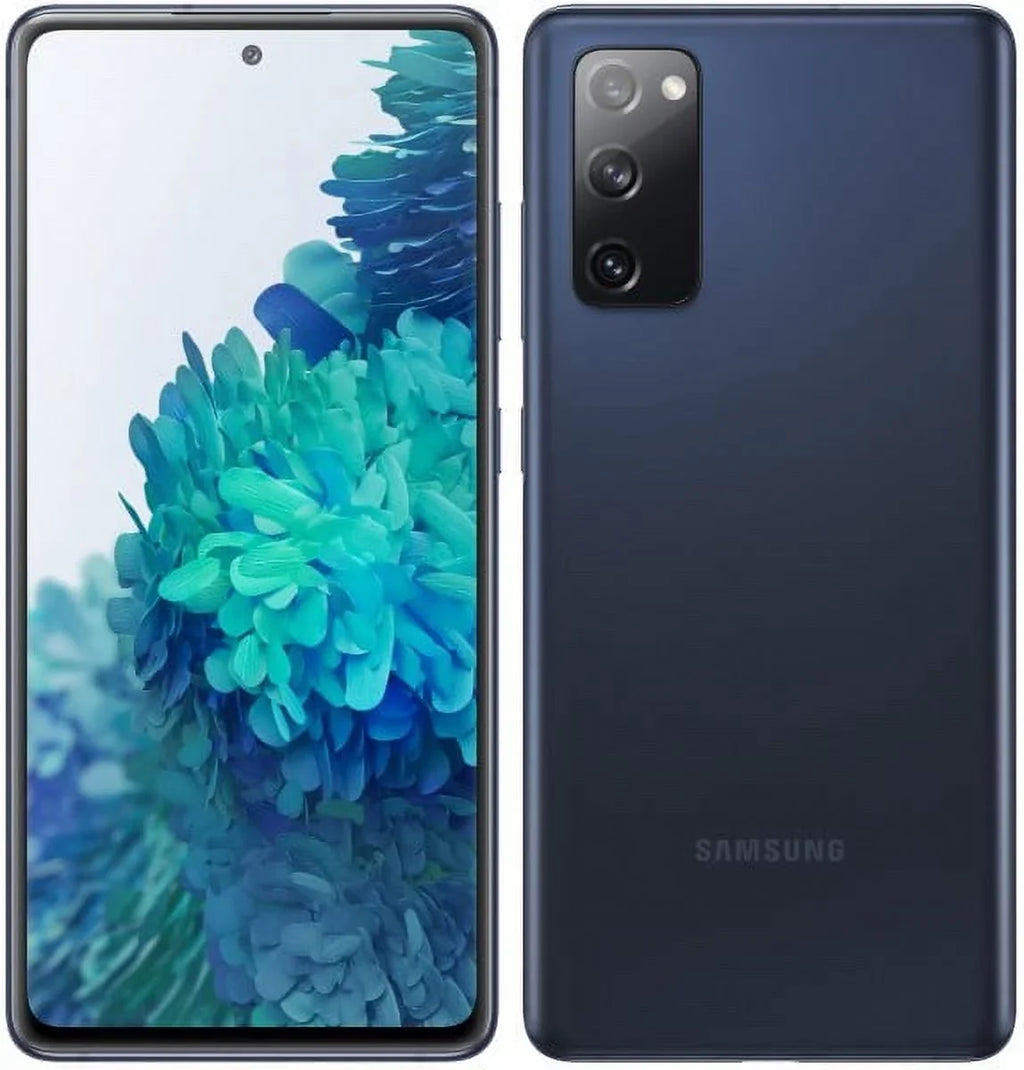 Restored Samsung Galaxy   5G  (Verizon Unlocked) 128GB Cloud Navy (Grade +) w/ Wireless Earbuds (Refurbished)