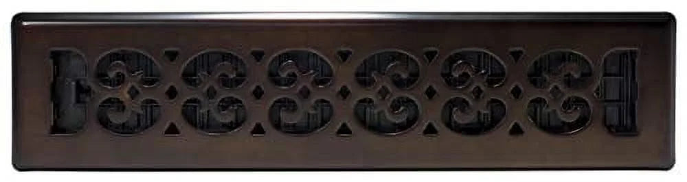 Decor Grates - Floor Register, 2x14, Rubbed Bronze Finish