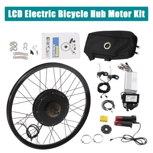 72V 2000W Electric Bicycle -Bike 29" Rear Wheel Motor Conversion Kit 560rpm