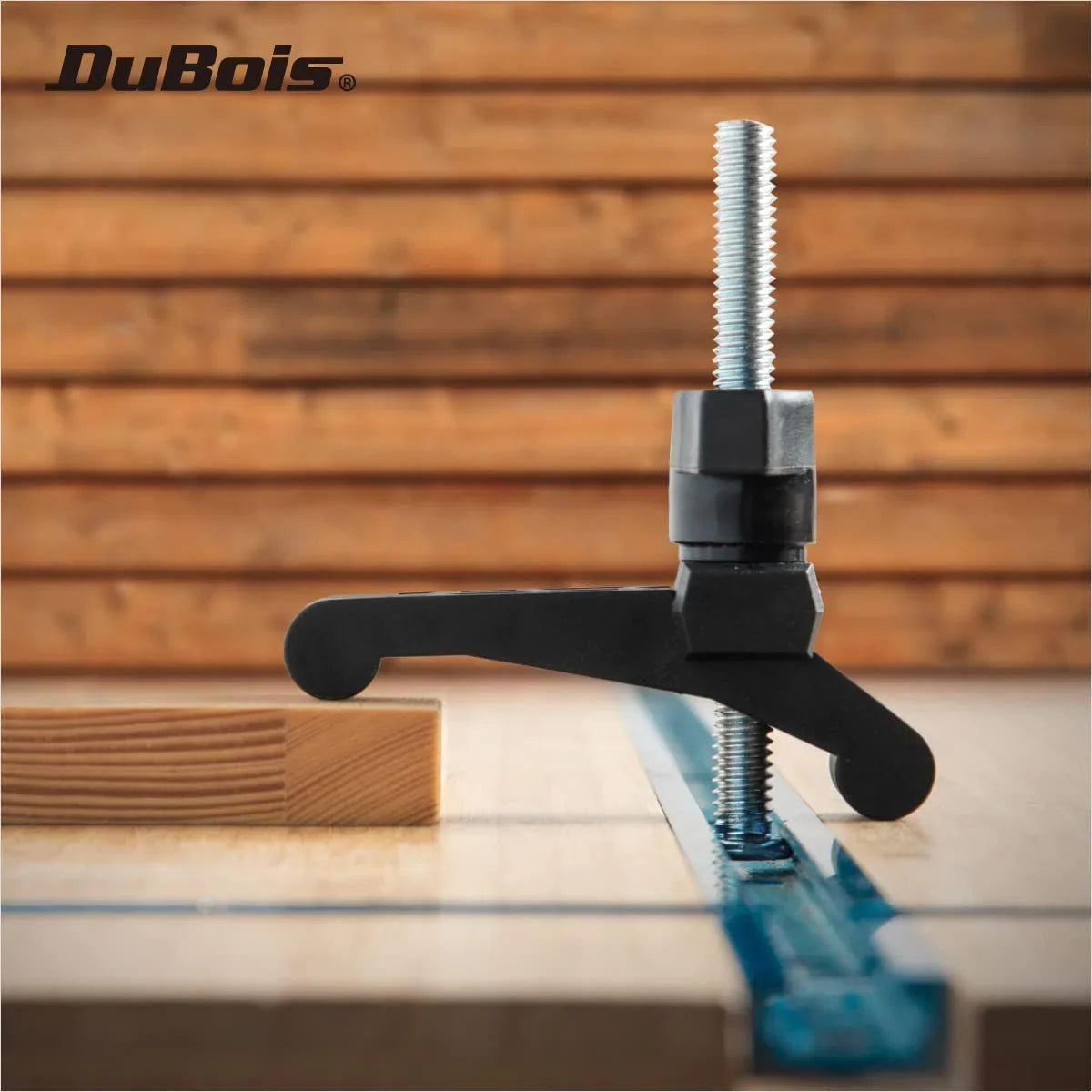 DuBois 4PK Mini  Track Hold Down Clamps Woodworking Series, 3-3/4" x ¾ Reinforced Plastic Clamps with Steel -Bolts, 51045-