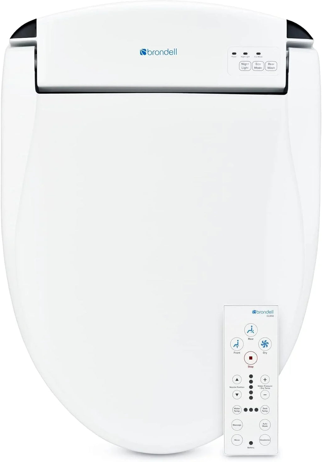 Pre-Owned Brondell Bidet  Round Bidet Toilet Seat -  (Fair)
