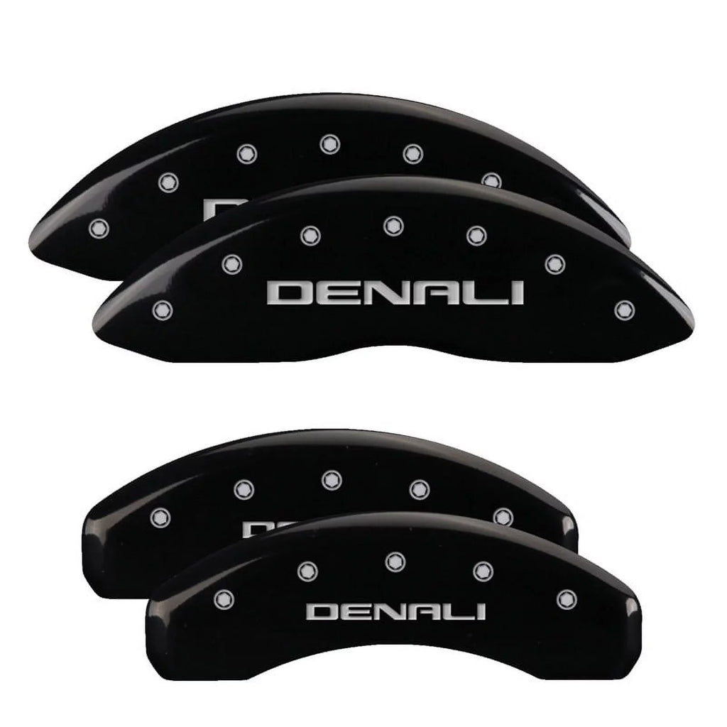 4 Caliper Covers Engraved Front & Rear  Black finish silver ch Fits select: 2013  300, 2012  300C