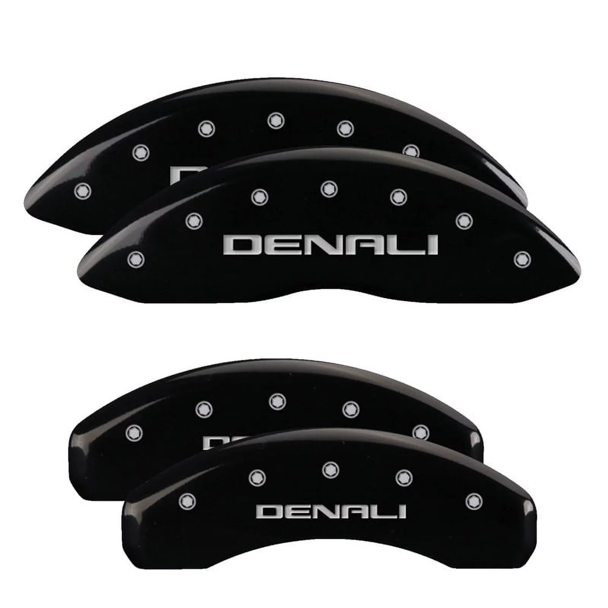 4 Caliper Covers Engraved Front & Rear  Black finish silver ch Fits select: 2013  300, 2012  300C