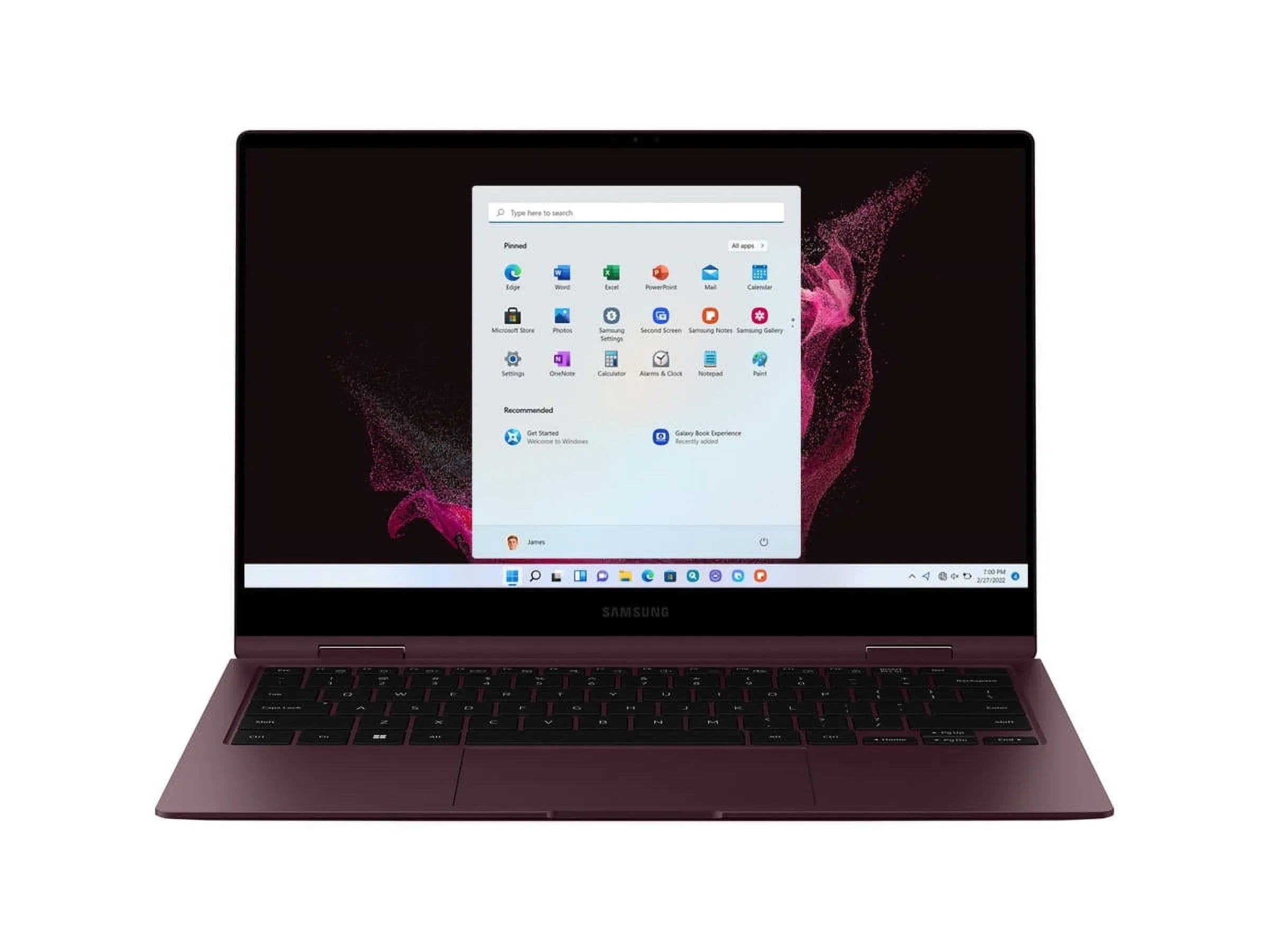 Restored Samsung Galaxy Book 2 Pro 360 15.6" 1TB (Burgundy) 2-in-1  Touch Screen Laptop - Intel Core i7 (Refurbished)