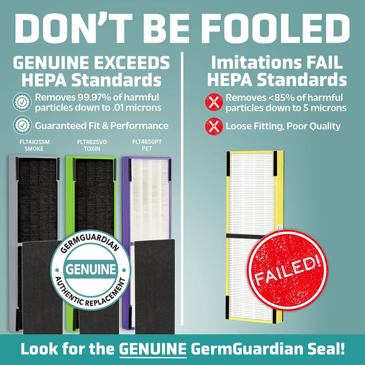 GermGuardian Air Purifier Replacement Filter , ,  Pet Pure for ,  and , 4-Pack,