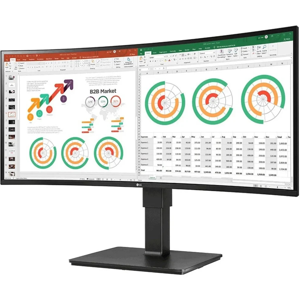 Ultrawide 34BN77C- 34"  Curved Screen Gaming  Monitor - 21:9 - Textured Black, Glossy Black -  Compliant, Textured Black, Glossy Black