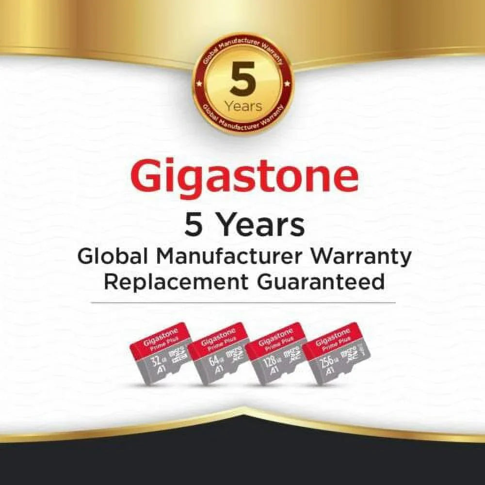 Gigastone 256GB Micro  Card, Switch / GoPro Compatible Memory Card, -