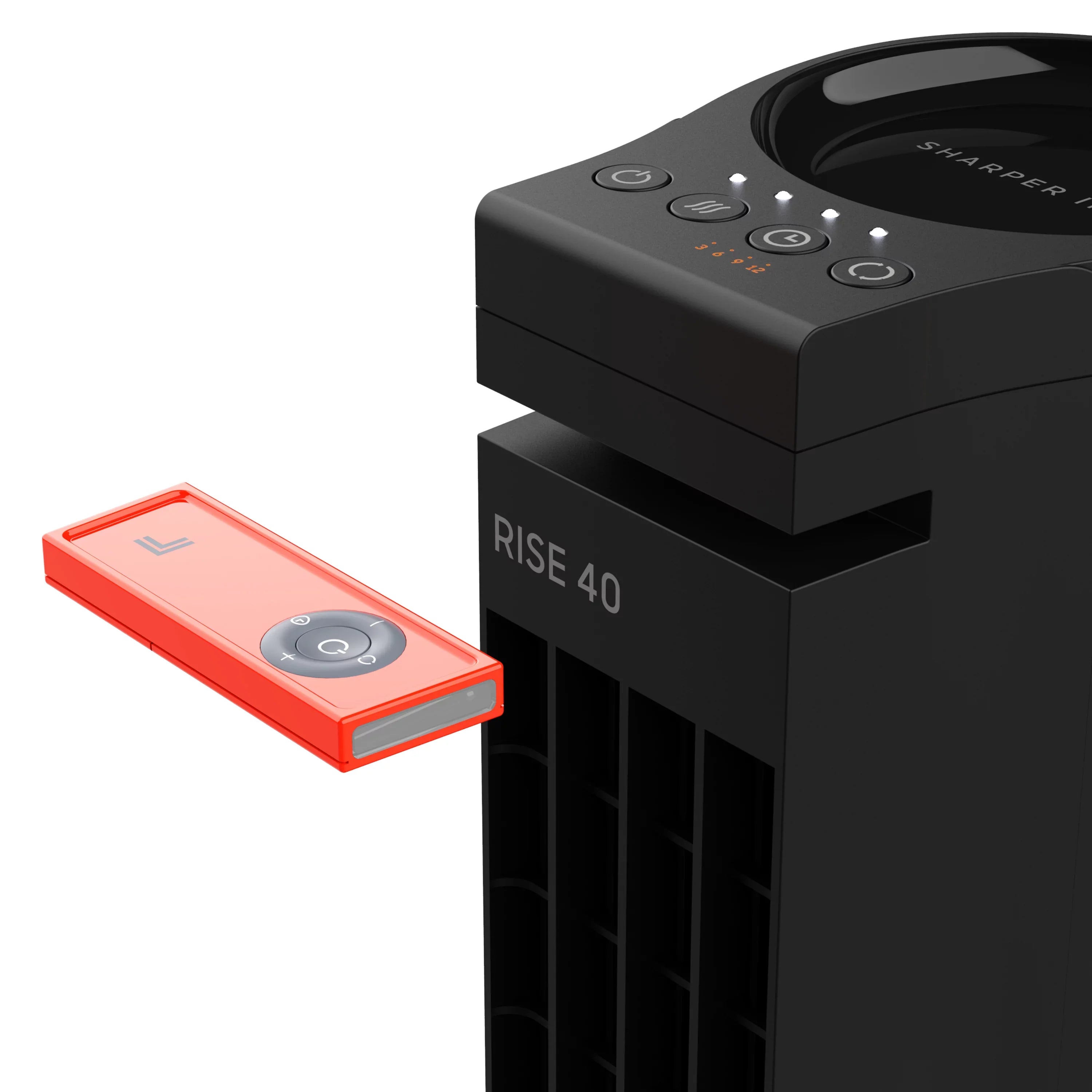 Sharper Image  40 Oscillating Tower Fan with 4 Speeds and Remote Control