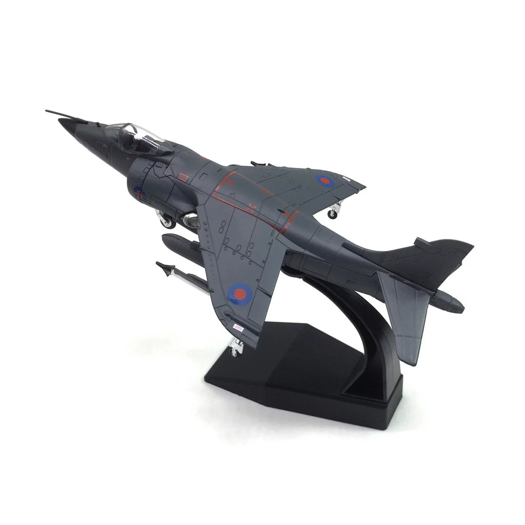 1:72  Air Force 1982 Sea Harrier Jet Fighter Model Military Fighter Aircraft Model Alloy Simulation Collection Display