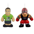Hallmark Ornaments ( John Cena and Rey Mysterio Decoupage), Set of 2