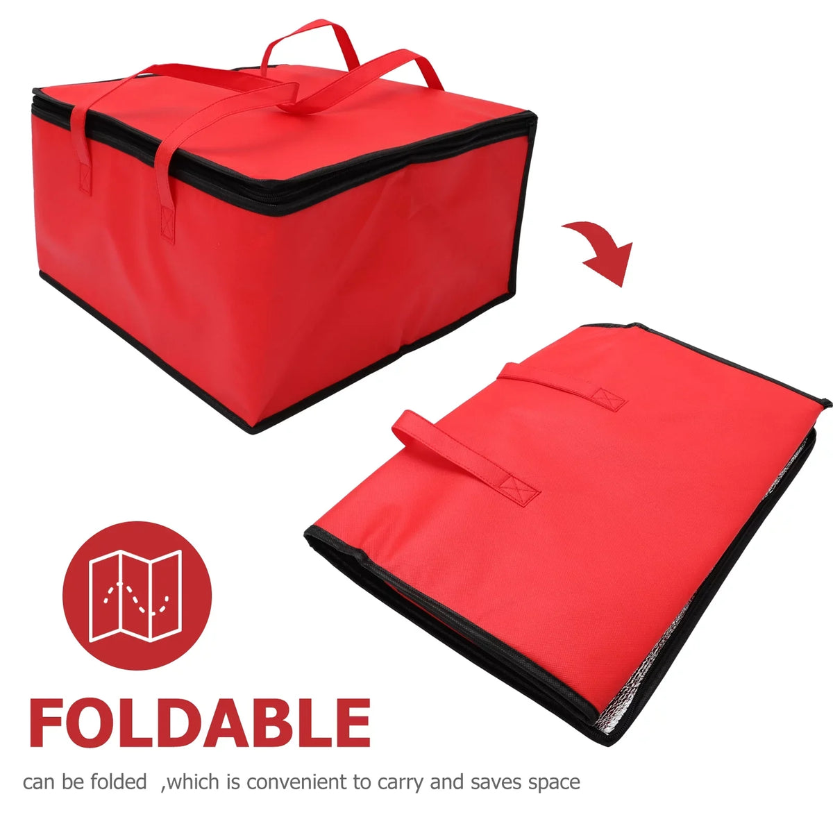 Homemaxs Baginsulated Lunch Delivery Thermal Grocery Tote Cooler Bags Warmer Portable Take Waterproof  Sea