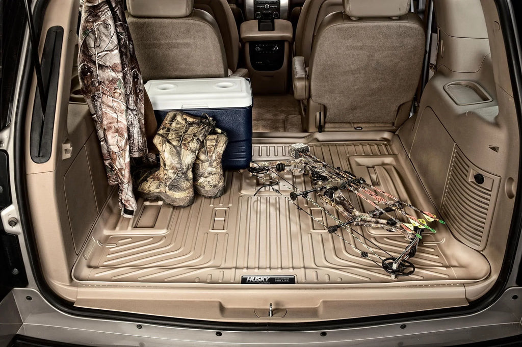 Husky by RealTruck Cargo Liner Behind 3rd Seat Compatible with 15-19 Escalade /Suburban Compatible with select: 2015-2020 Chevrolet Suburban, 2015-2020  Yukon