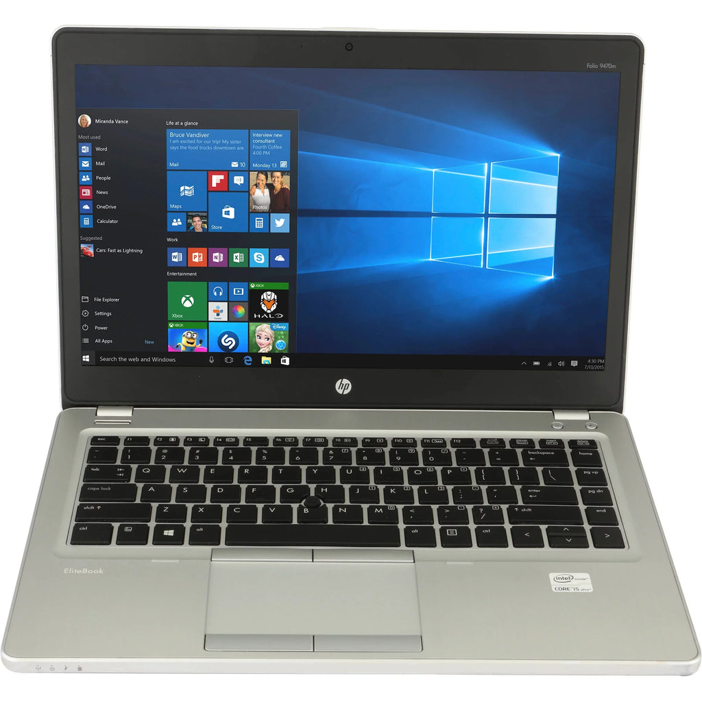 Elitebook Folio 9470M Laptop Intel Core i5 1.80 GHz 8Gb Ram 128GB   - (Reused)