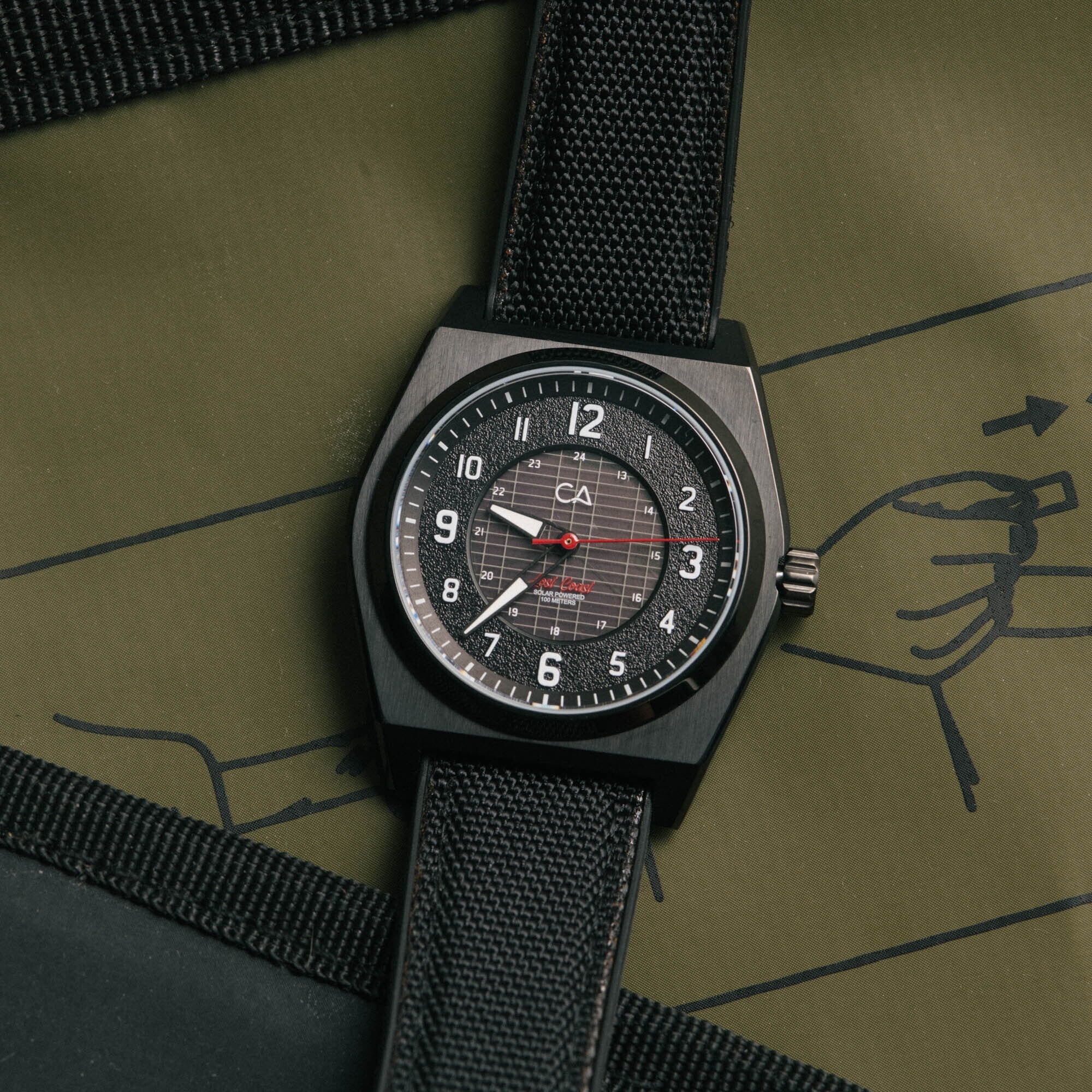 California Watch Co. Lost Coast Solar Field Midnight