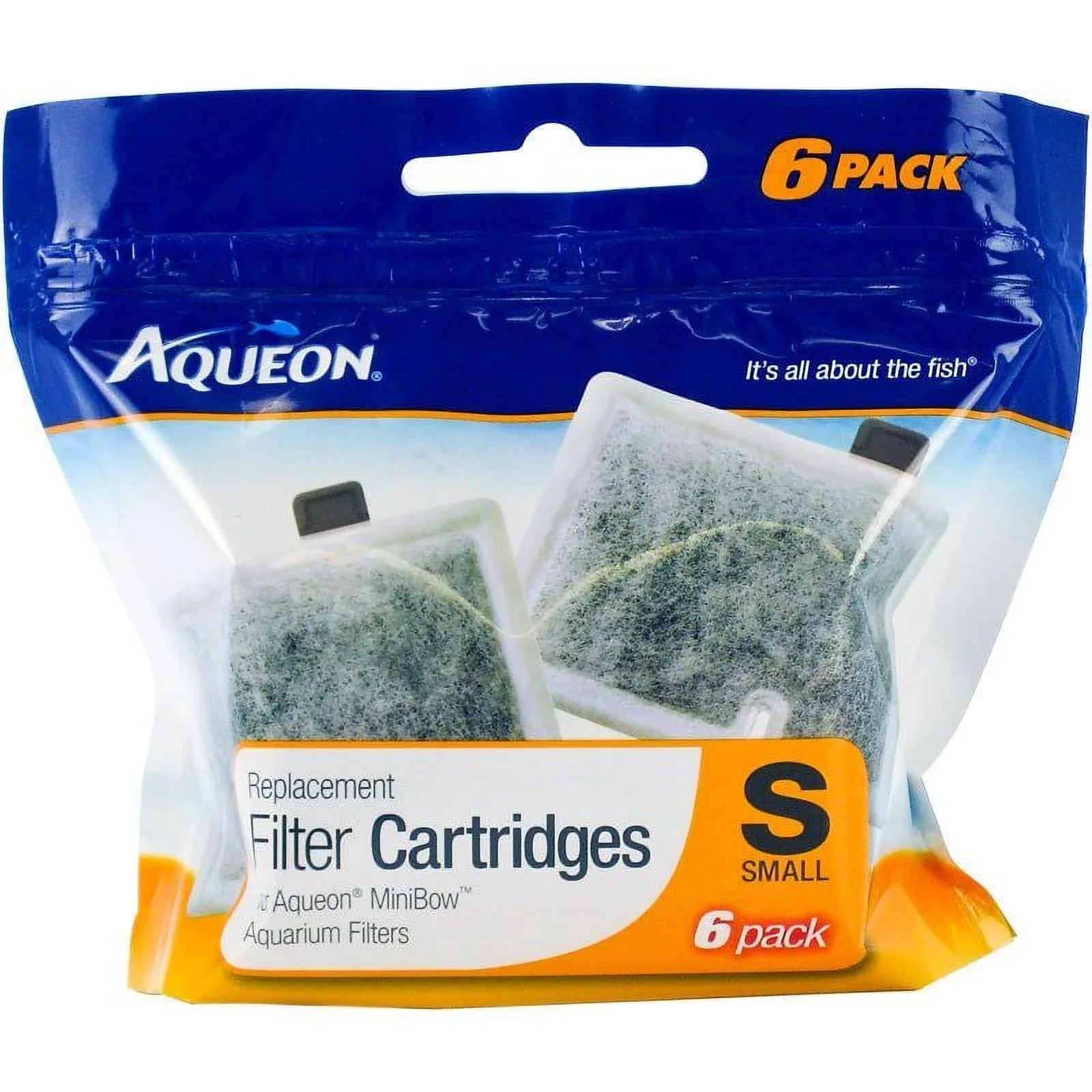 Aqueon QuietFlow Replacement Filter Cartridge Small (6/) (2 Packages)
