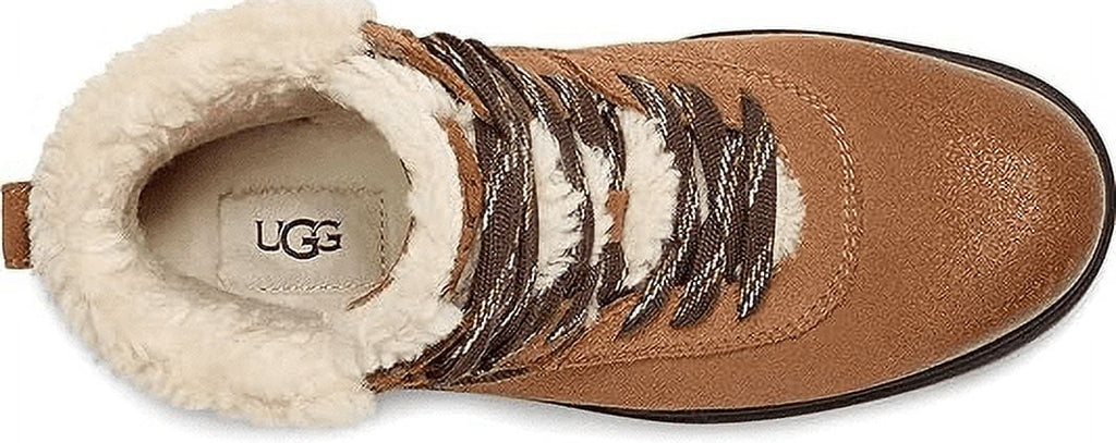 Women's Harrison Cozy Lace-Up Waterproof Fashion Boot - Chestnut - Size 6