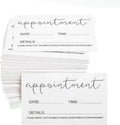 Appointment Reminder Cards (Pack of 100) for Beauty Makeup Hair Nail Salon Barber Shop Restaurants Therapist Pack of 100