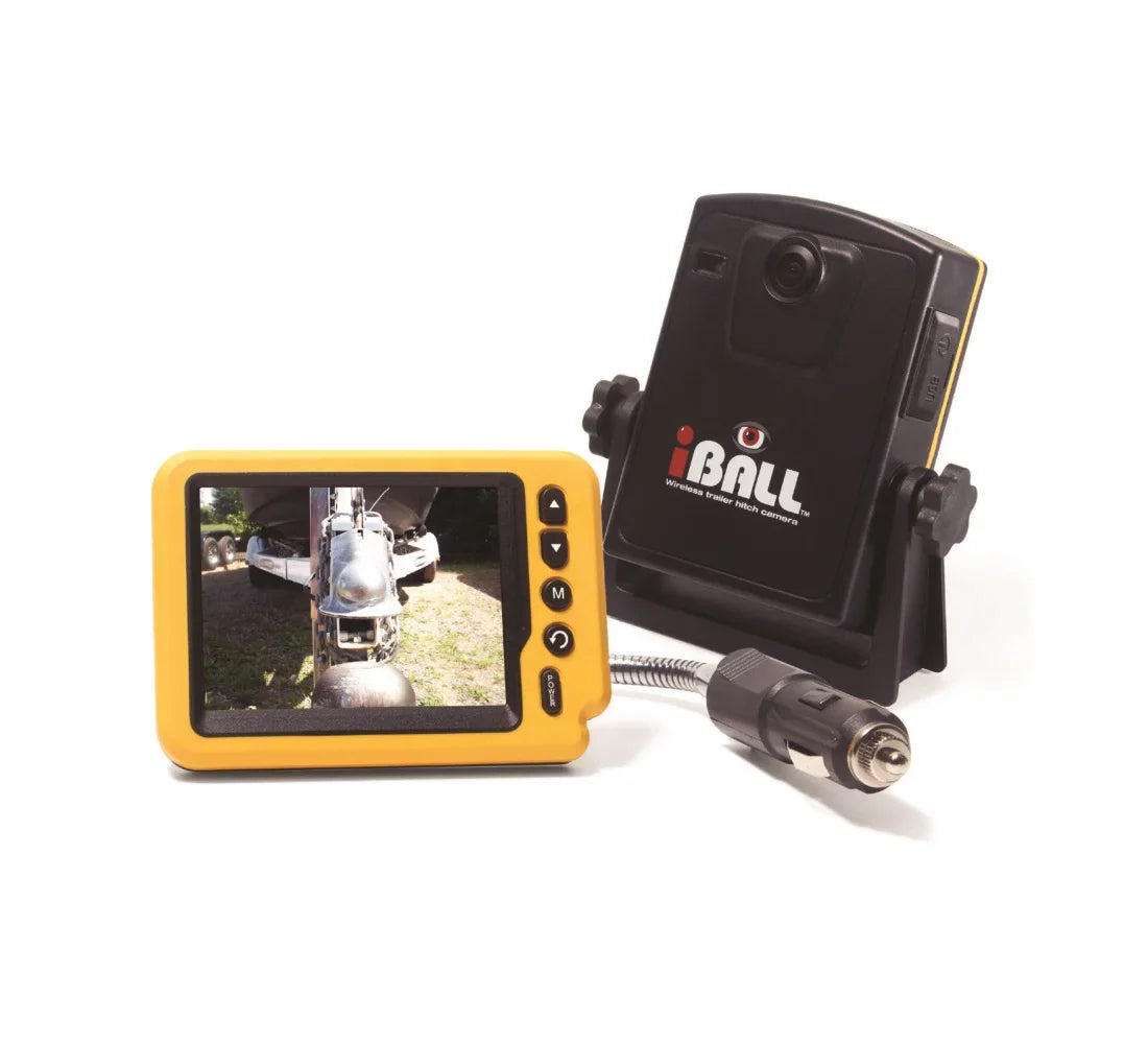 iBall Digital Pro Wireless Magnetic Trailer Hitch Rear View Camera  Monitor Fits Any Vehicle, Car or Truck