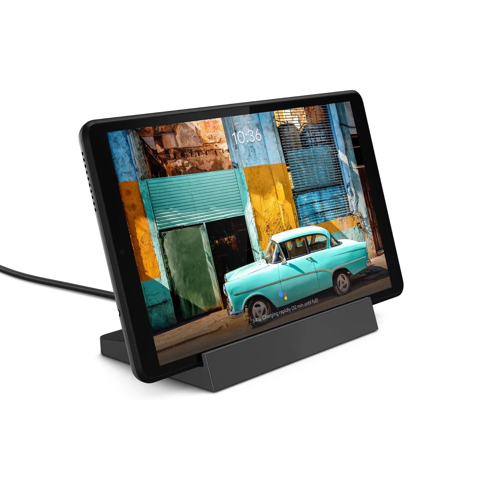 Lenovo Smart Tab  8" Tablet with Google Assistant, 32GB Storage, 2GB Memory, 2GHz Quad-Core Processor, Android 9 Pie,  Display
