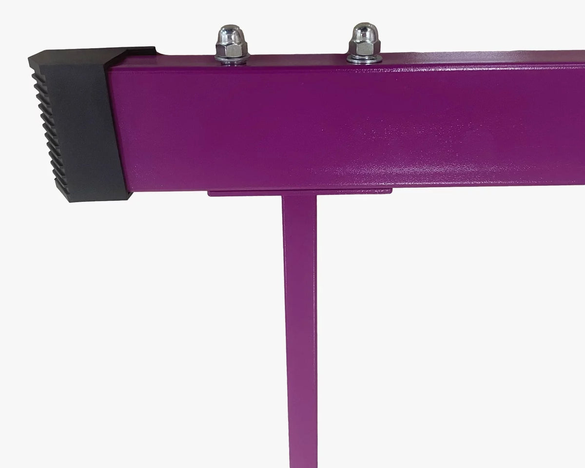 Athletic Bar Gymnastics Bar Kip Bar for Kids Gymnastic Training, Adjustable Height Horizontal Bar Professional Junior Gymnast Gymnastic Bar, Asymmetric Bar Expandable 3 to 5  Cushioned Bar Purple