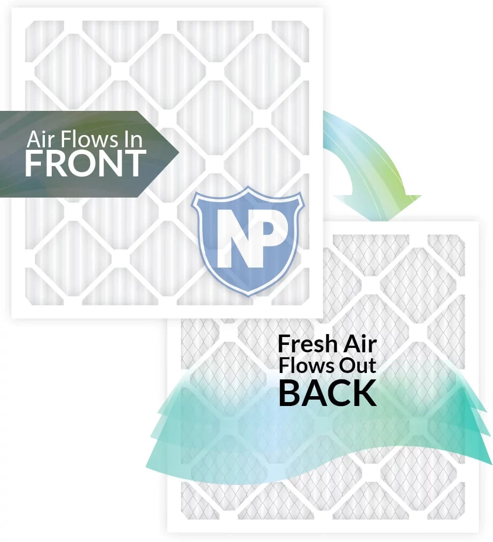 Nordic Pure 16x30x2 Pleated  14 Air Filters 3 Pack