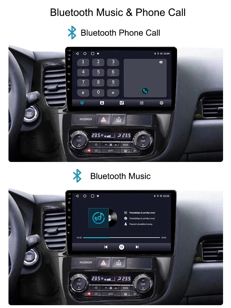 Carplay Android Auto Car Radio  For Mitsubishi Outlander 3   2012 - 2018 Android Multimedia Navigation Player
