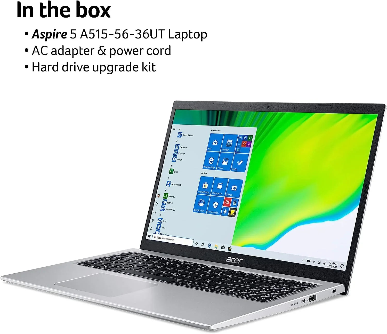 Acer Aspire 5 -56-36UT Slim Laptop (Bundle) With Accessories