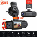 Campark Dual 1080 Dash Cam Front and Inside, 1.5"  Car Camera, Dash Camera for Cars with  Night Vision, Loop Recording, 170° Wide Angle, 24H Parking Monitor