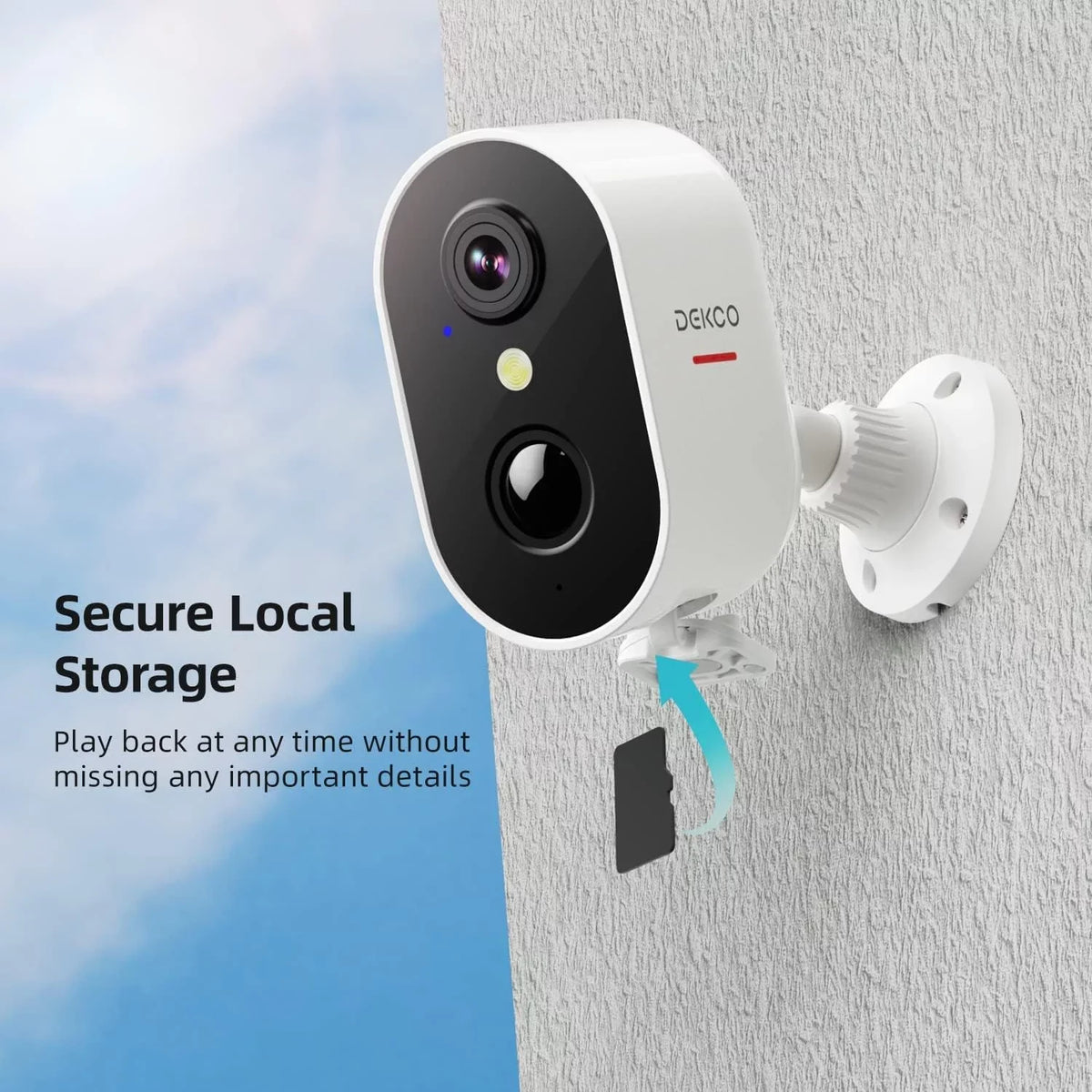 2K Wireless Security Camera Outdoor /Indoor with Spotlight & Siren,Rechargeable Battery Powered WiFi Home Surveillance Camera with Color Night Vision 2-Way Audio Motion Detection