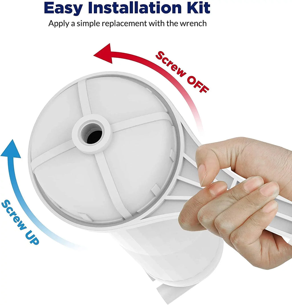 Reverse Osmosis Housing 3012 with 400GPD  Membrane Water Filter Cartridge, with 1/4" Quick Connector, 3/8" Fitting, Wrench Set
