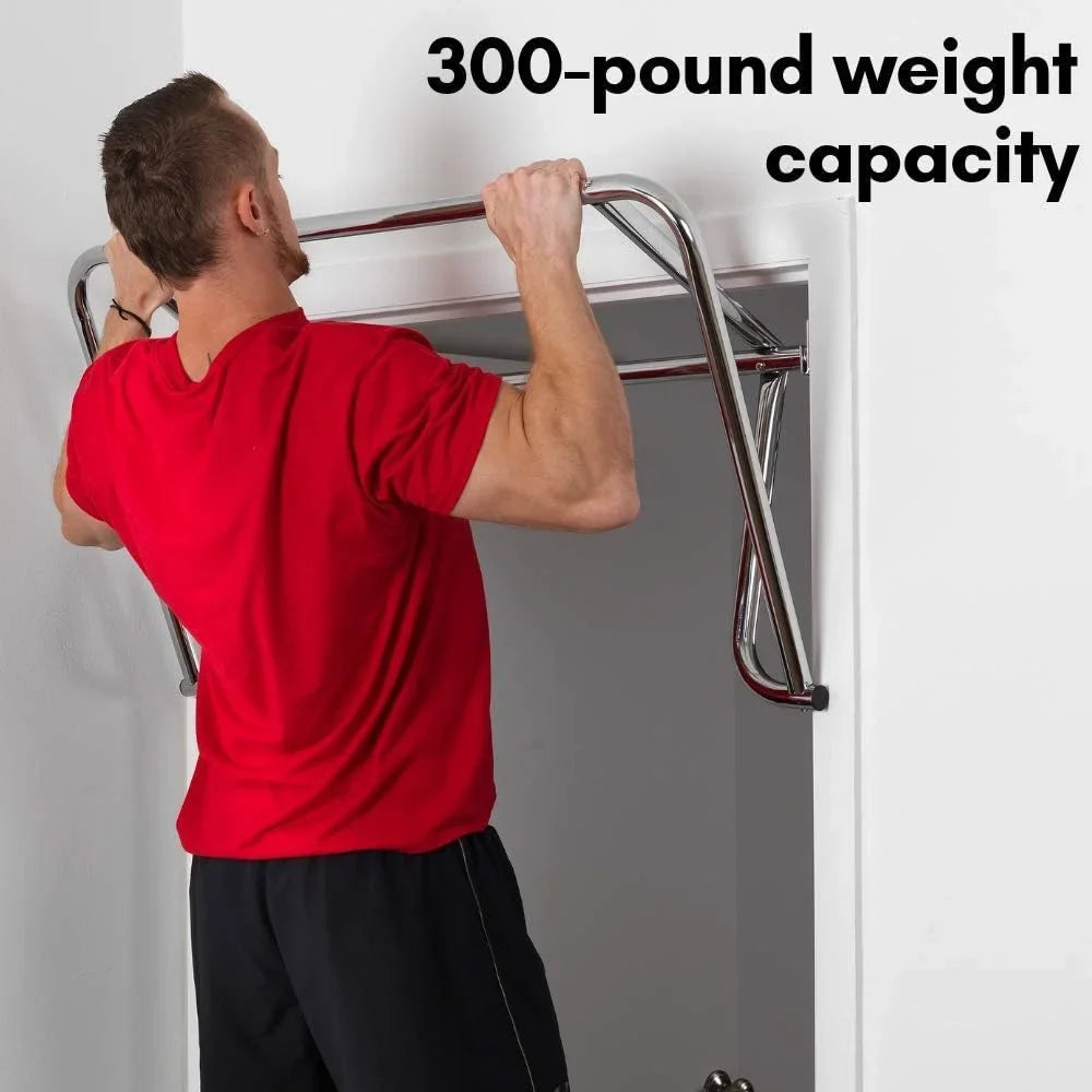 Adjustable Doorway Pull Up Bar, Up Bar For Door Frame, Strength Training Pull-Up Bars, Secure Door Mount, Exercise Bar With 300Lbs Capacity For Home Gym