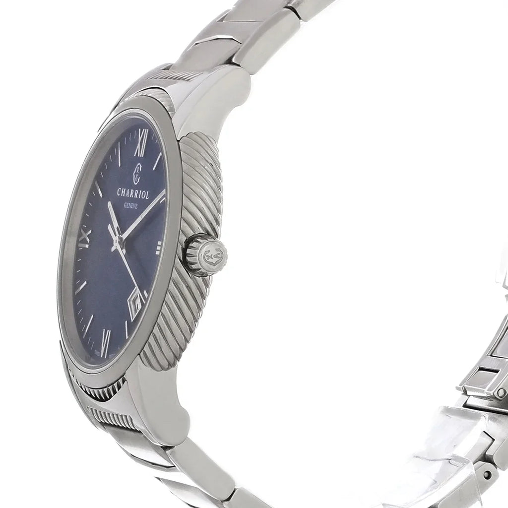 Pre-Owned Philippe Charriol Parisii Mens Stainless Quartz Watch .930.002